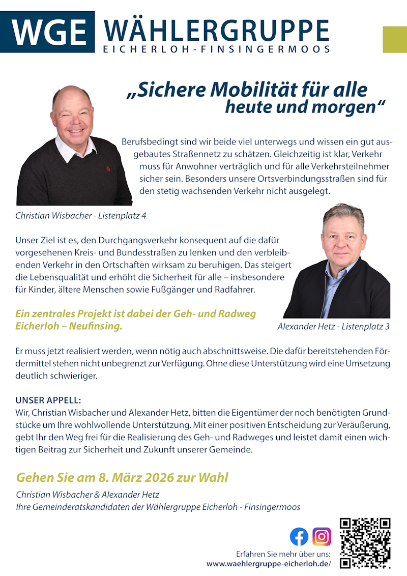 Flyer Verkehr